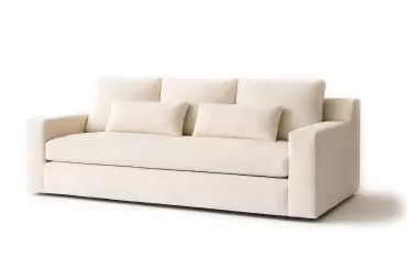 The Beekman sofa delivers clean lines, plush support, and tailored simplicity—perfect for modern minimalists.