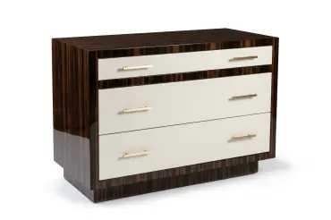 leather covered drawer fronts macassar ebony wood large scale